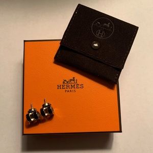 Hermes classic H pop earrings